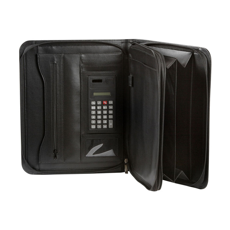 Spirax A4 Executive Zippered Compendium (Black)