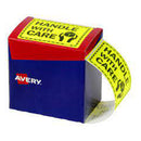 Avery Fluoro Yellow Label 750/Roll (75x100mm)