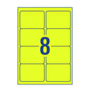 Avery High Visibility Fluoro Address and Shipping Label
