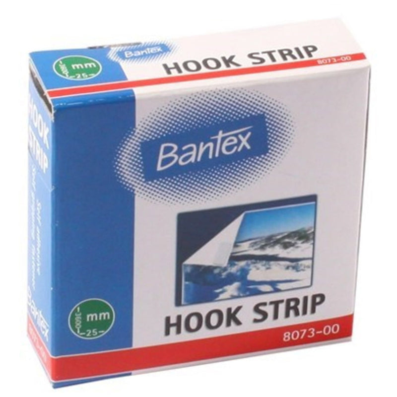 Bantex Hook Strip 22mmx3.6m (White)