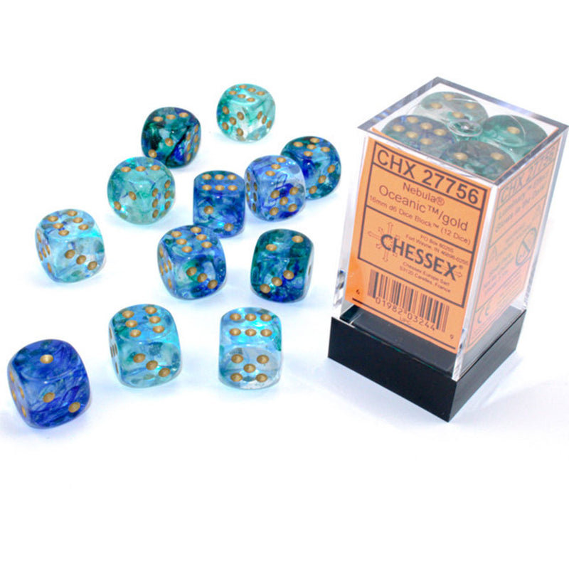 Nebula Chessex 16mm D6 terningblokk