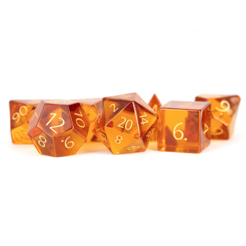 MDG Engraved Zircon Glass Birthstone Dice