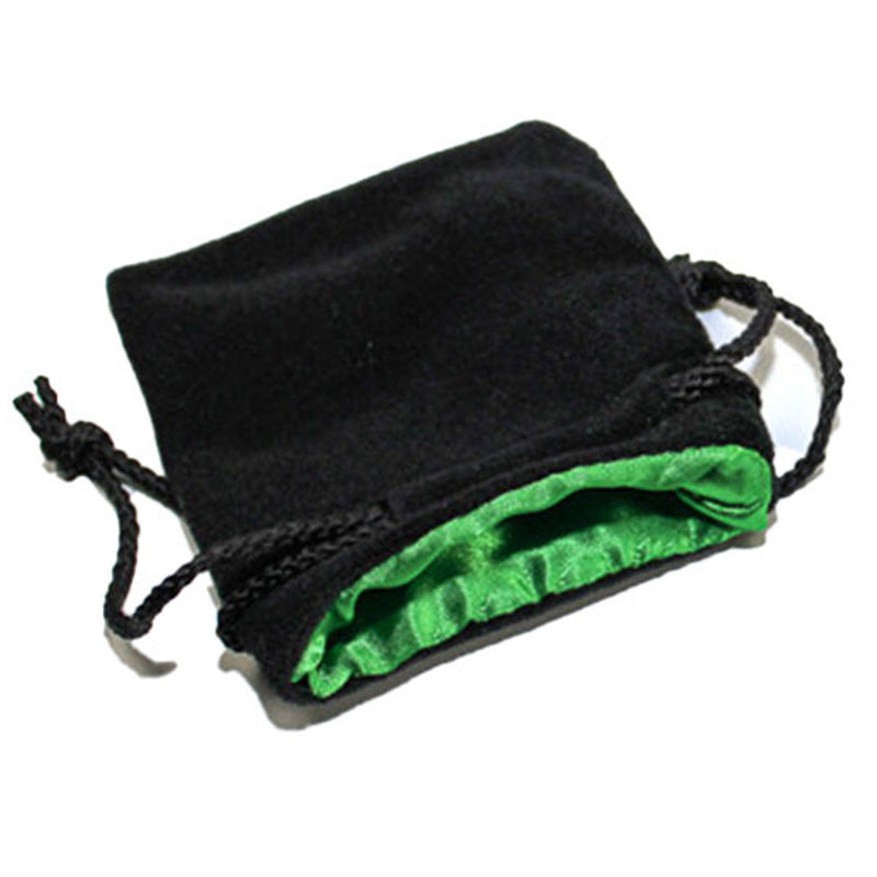 KOPLOW liten fløyels terningpose (svart)