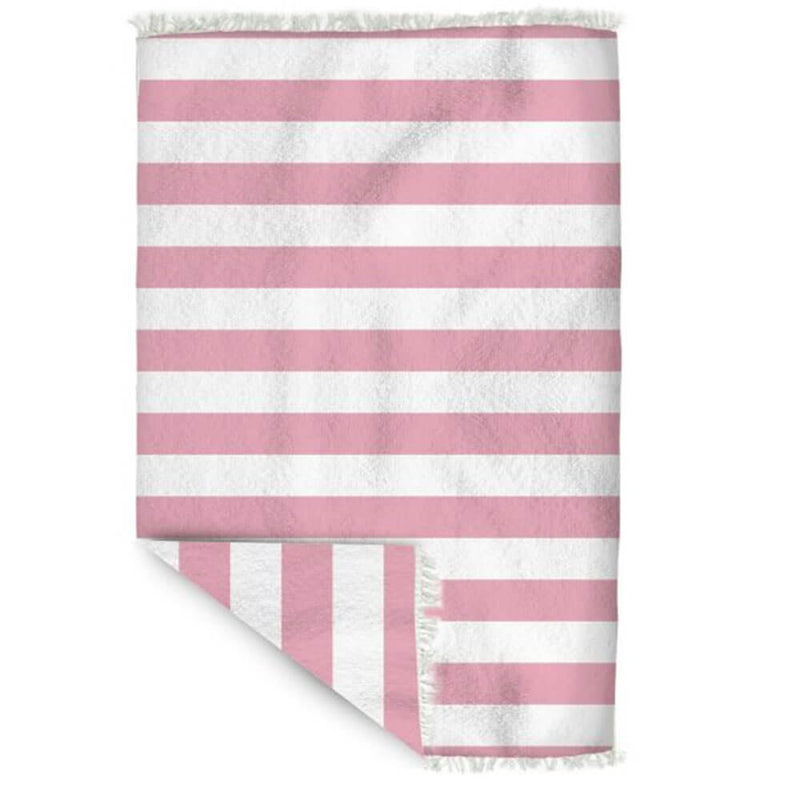 Retro jumbo badehåndkle med bomullsback (180x150cm)