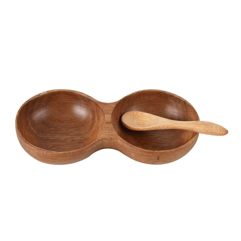 Antonine Acacia Wood Bowl and Spoon