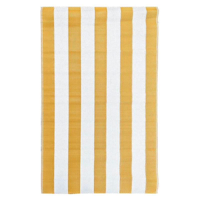 Trykt utendørs teppe retro stripe (180x120cm)