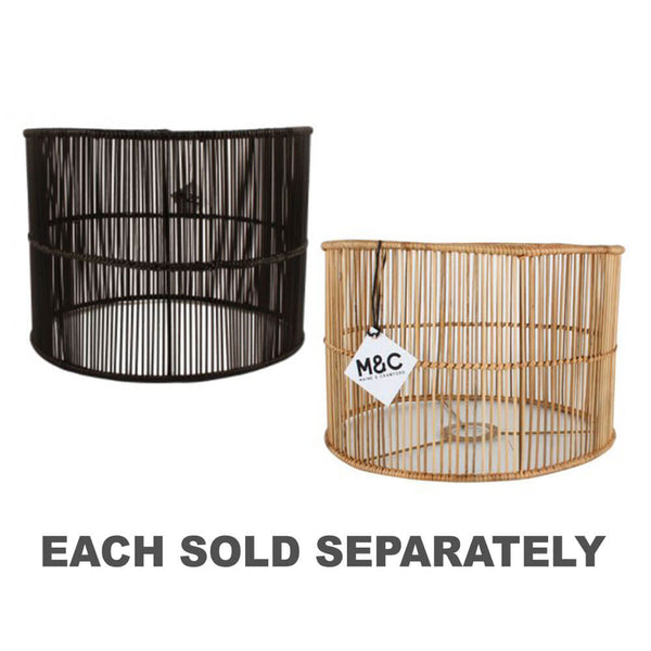 Rhapsody Rattan Pendant Lampshade (40x40x30cm)