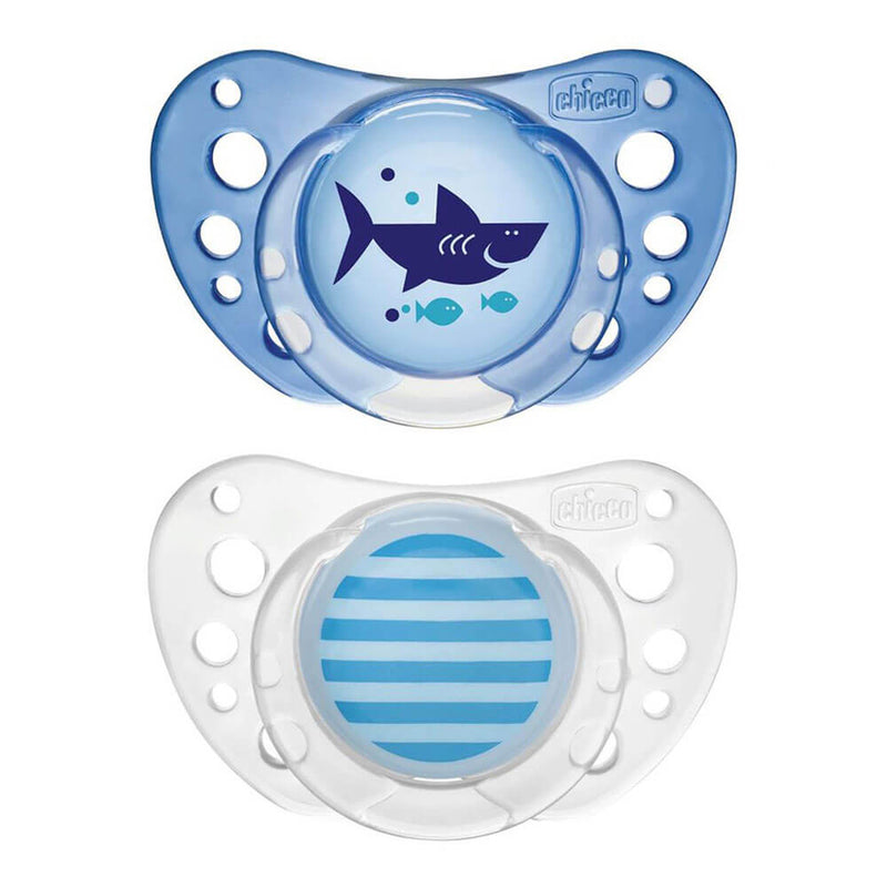 Chicco Latex Physio Air Rubber Pacifier 2PC (gutt)