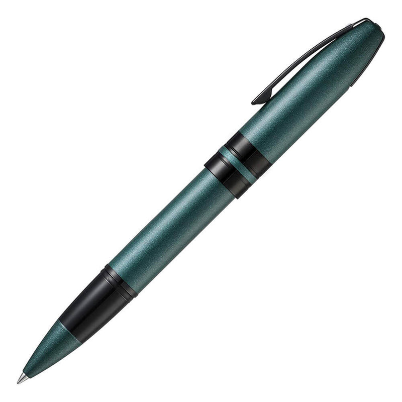 Ikon Rollerball Pen m/ Glanset svart PVD -trim