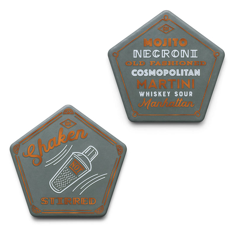 Gentlemen's Hardware Pentagon Coasters (sett med 4)