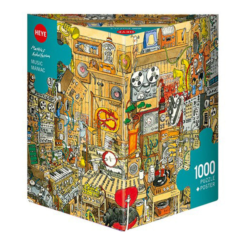 Heye Triangular Jigsaw Puzzle 1000 stk