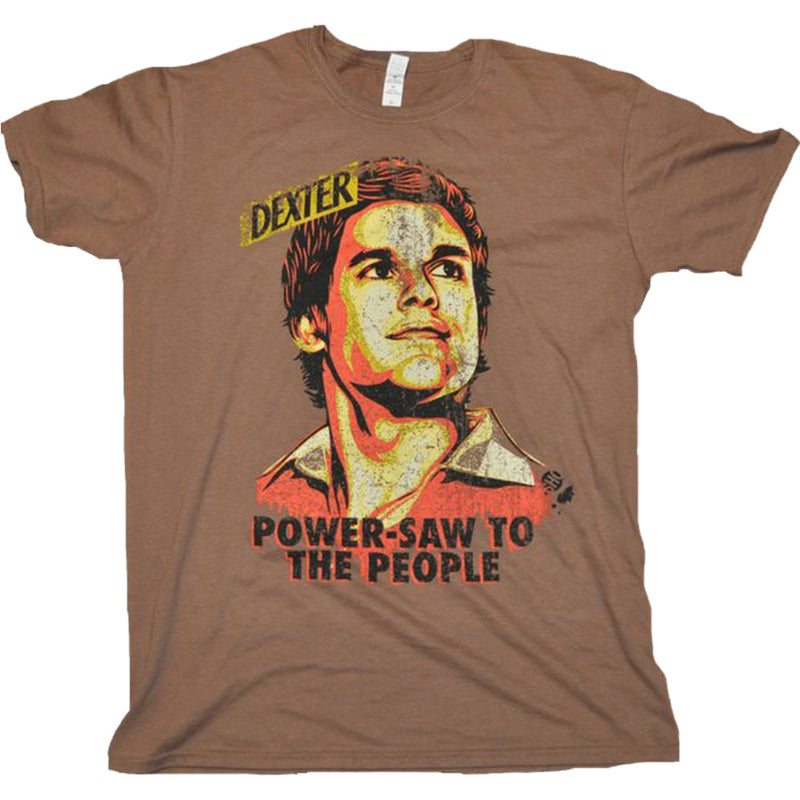 Dexter Power-Saw Brown hann-t-skjorte