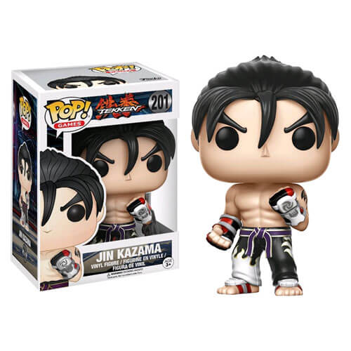 Tekken Jin Kazama (Black & White) US Exclusive Pop! Vinyl