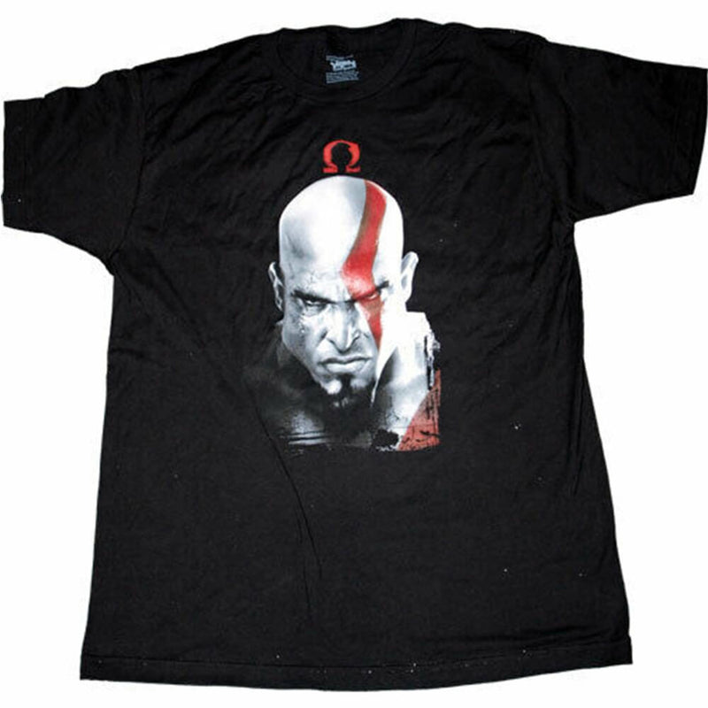 God of War Kratos & Omega Symbol T-skjorte