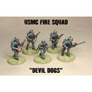Støv allierte USMC Fire Squad "Devil Dogs"