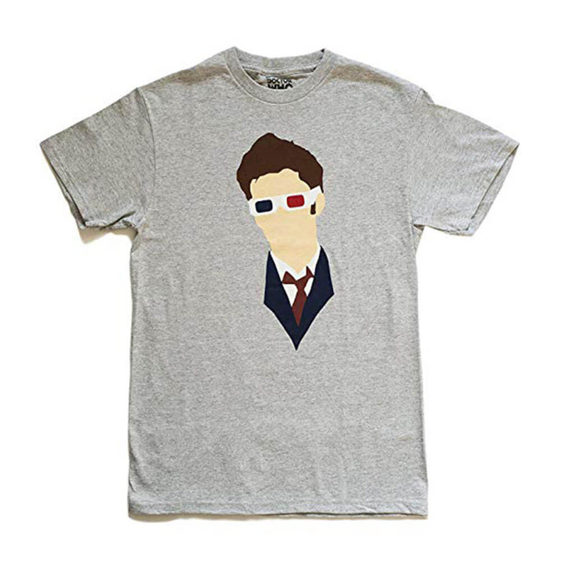 Doctor Who David Tennant Vector Head T-skjorte