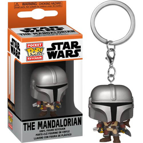 Star Wars: The Mandalorian Mandalorian Pocket Pop! Keychain