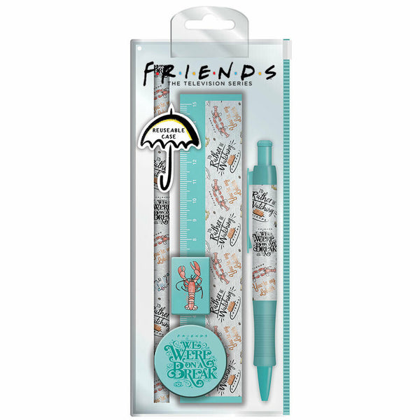 Friends Marl 5pc Stationery Set