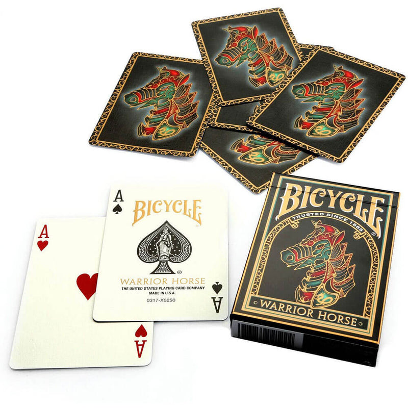 Sykkel som spiller kort