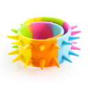 Rainbow Spiky Snap Bracelet