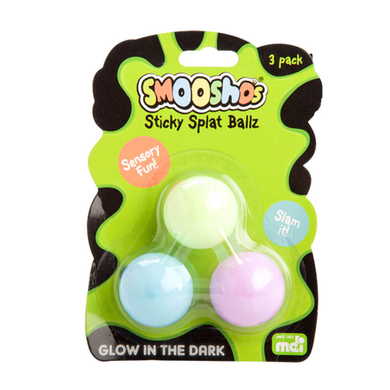 Smooshos Sticky Splat Ballz (sett med 3)