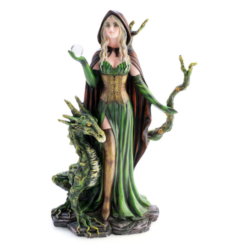 Lady of the Woods with Tree Dragon Figurine