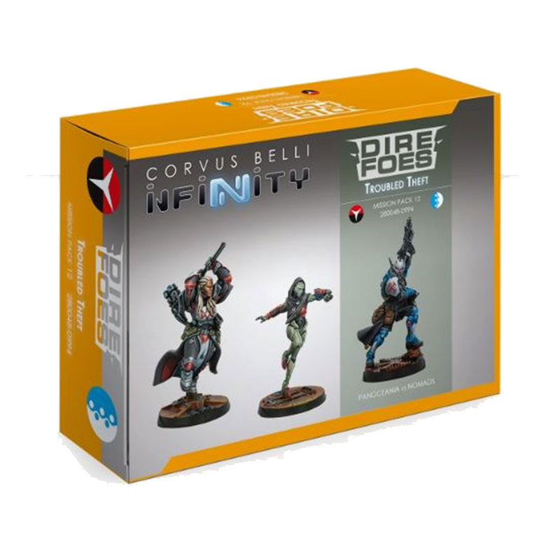 Infinity Dire Foes Mission Pack 12 Troubled Theft Miniature