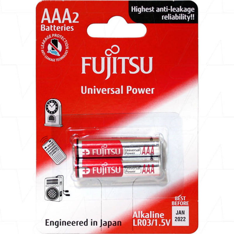 Fujitsu alkalisk blister Universal Power (pakke med 2)