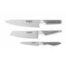 Globale kniver rustfritt stål knivsett (3pcs)