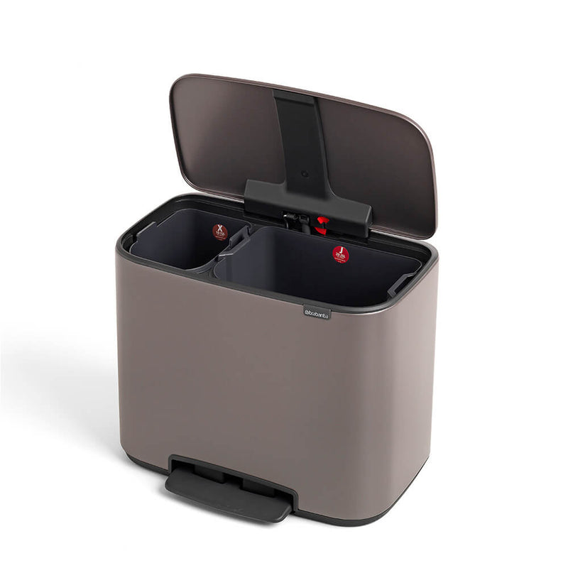 Brabantia Bo Pedal Bin 11+23l