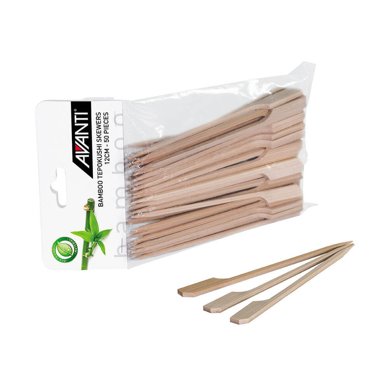 Avanti bambus tepokushi -spyd (50 stk/pakke)