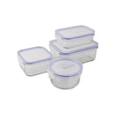 Glasslock ovn trygt temperert glassblanding sett