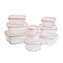 Glasslock ovn trygt temperert glassblanding sett