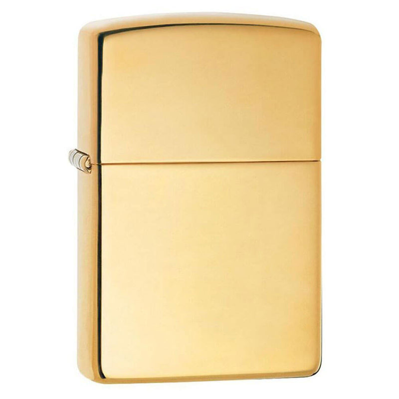 Zippo High Polish Brass Chrome Vintage Lighter