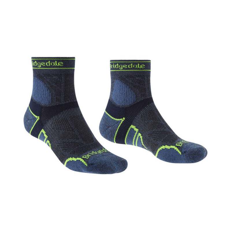 Merino Sport 3/4 sokker (blå) menn