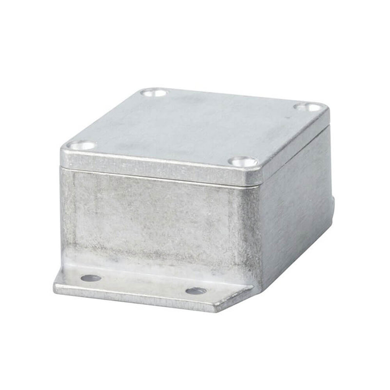Forseglet aluminium diecast boks med flens