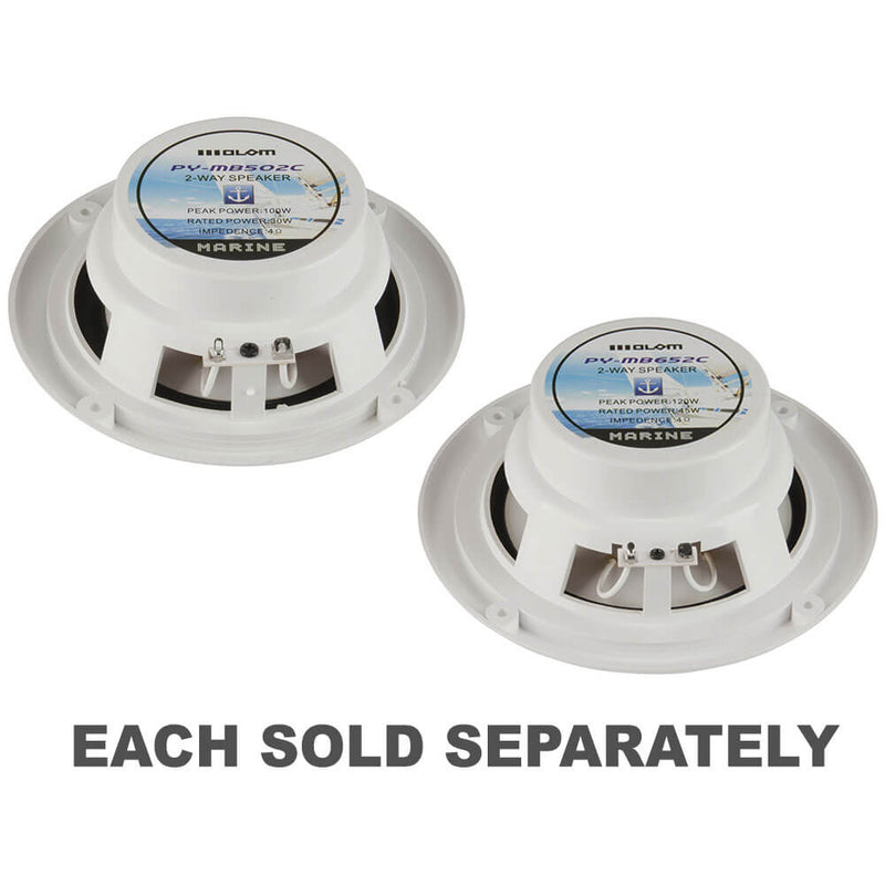 Response Marine Coaxial 2-Way Speakers (White)