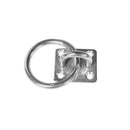 Rustfritt stål øyeplate med ring