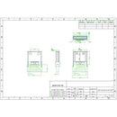 Pre-mounted HDMI Plug with Solder Pads (Mini)