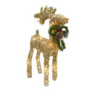 Glitrende bomullstråd juledekor m/ lys