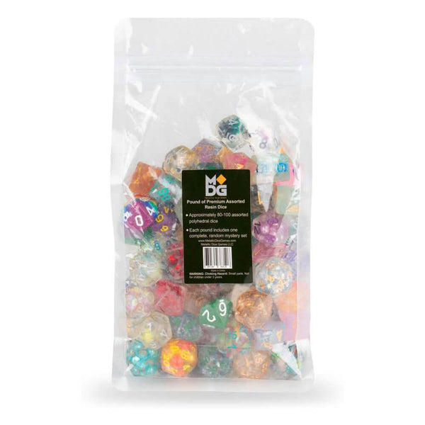 MDG Pound of Assorted Premium Resin Dice