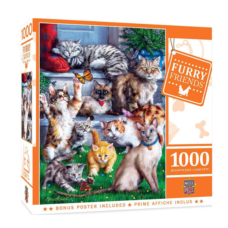 MP Furry Friends Puzzle (1000 stk)