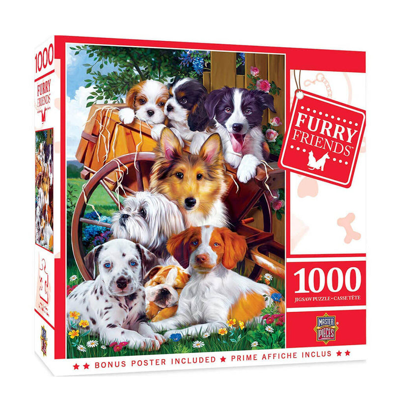 MP Furry Friends Puzzle (1000 stk)