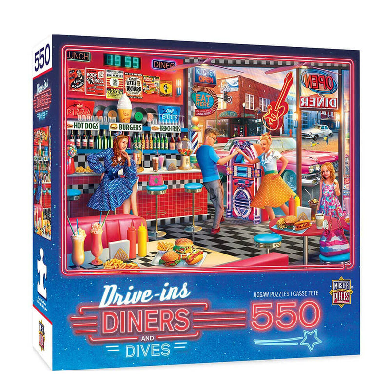 MP Diners & Dives Puzzle (550 stk)