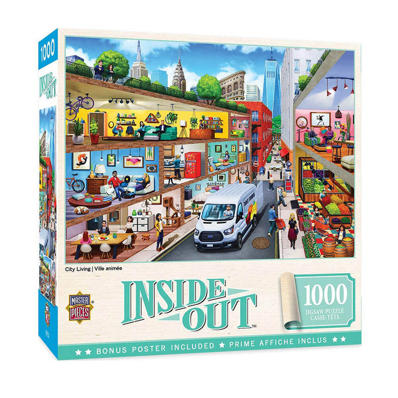 MP Inside Out Puzzle (1000 stk)