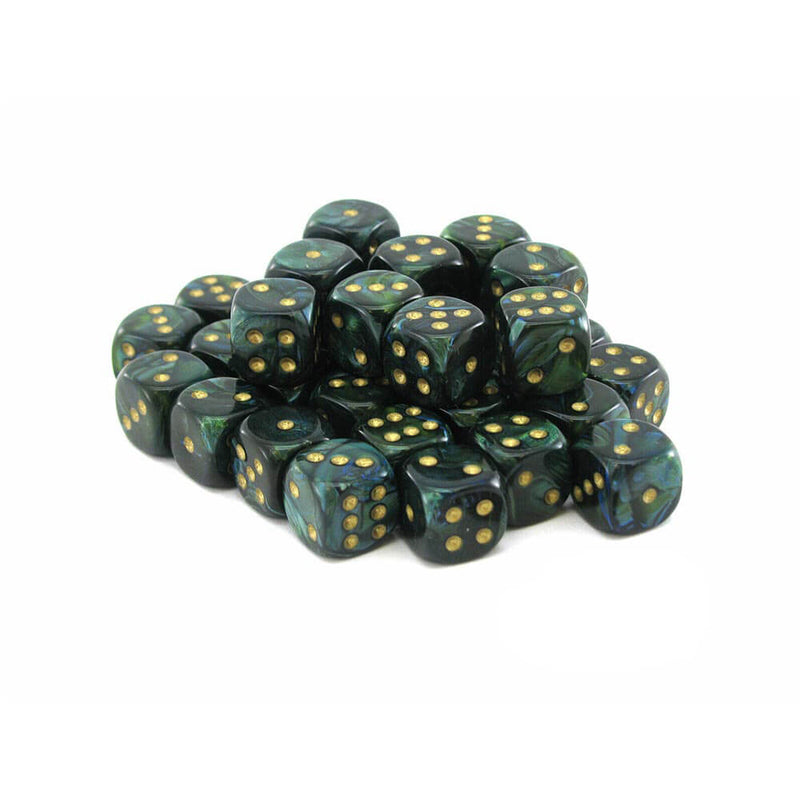 D6 Dice Scarab 12mm (36 Dice)