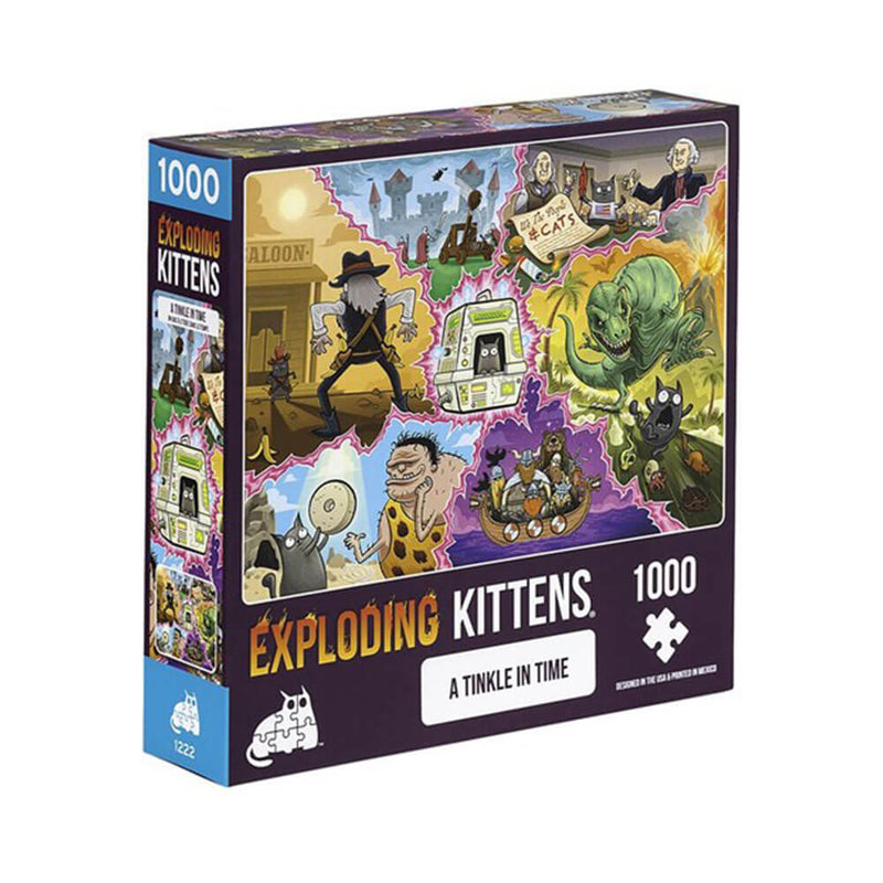 Exploding Kittens Puzzle 1000 stk