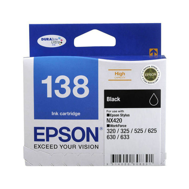 Epson Høyt utbytte Inkjet Cartridge T138