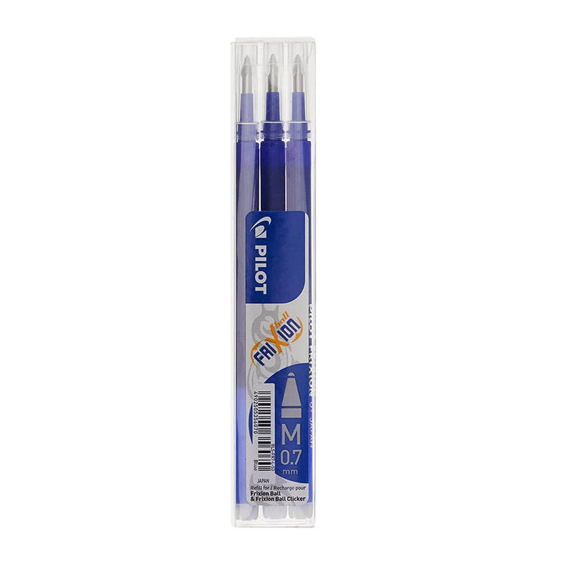 Pilot Frixion Rollerball Pen Refill 0.7mm Tip 3pk