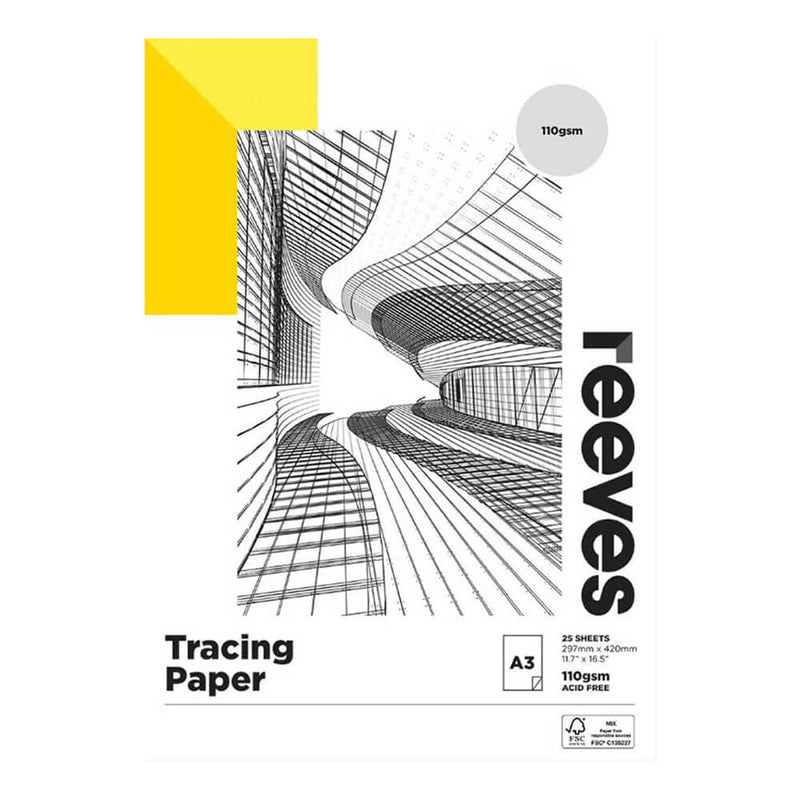 Reeves Tracing Paper Pad 65GSM (25 ark)